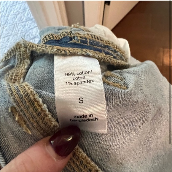 american eagle overall shorts - Picture 1 of 2
